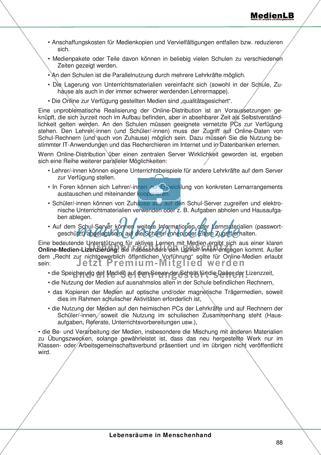 Lebensräume in Menschenhand: Erläuterungen zur Mediendidaktik Preview 5