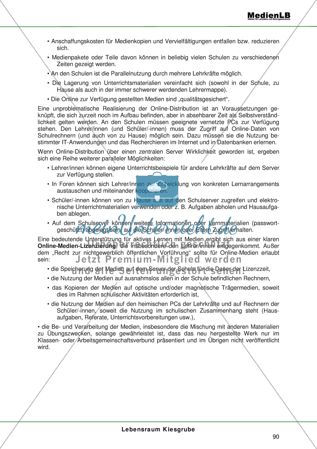 Lebensraum Kiesgrube - Erläuterungen zur Mediendidaktik Preview 5