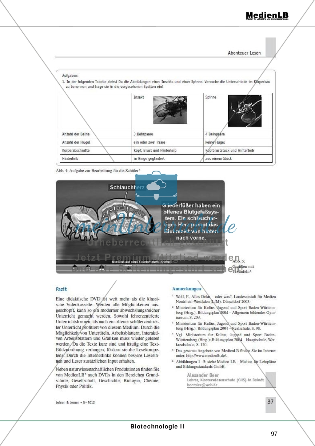 Biotechnologie: Aufbau und Einsatz didaktischer DVDs Preview 8