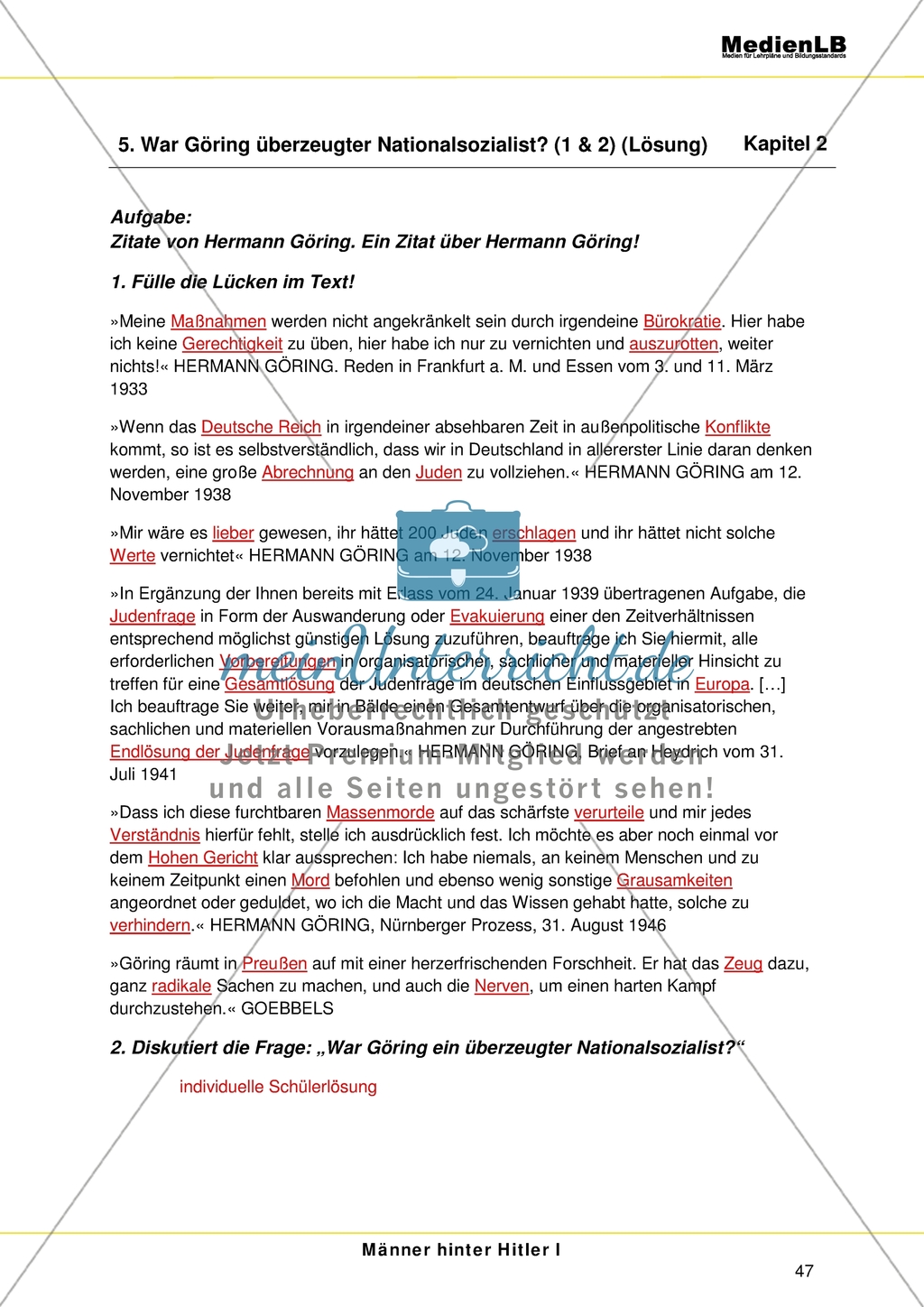 Männer hinter Hitler - Göring und Goebbels: Hermann Göring als Nationalsozialist Preview 3