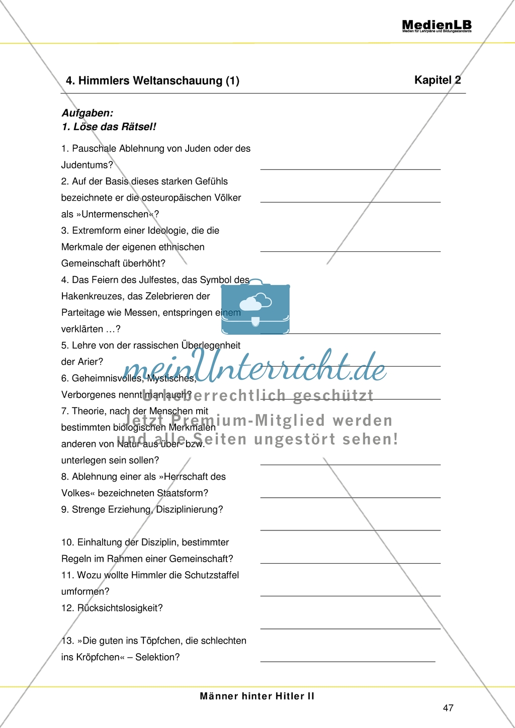 Männer hinter Hitler - Himmler & Eichmann: Heinrich Himmlers Weltanschauung Preview 1