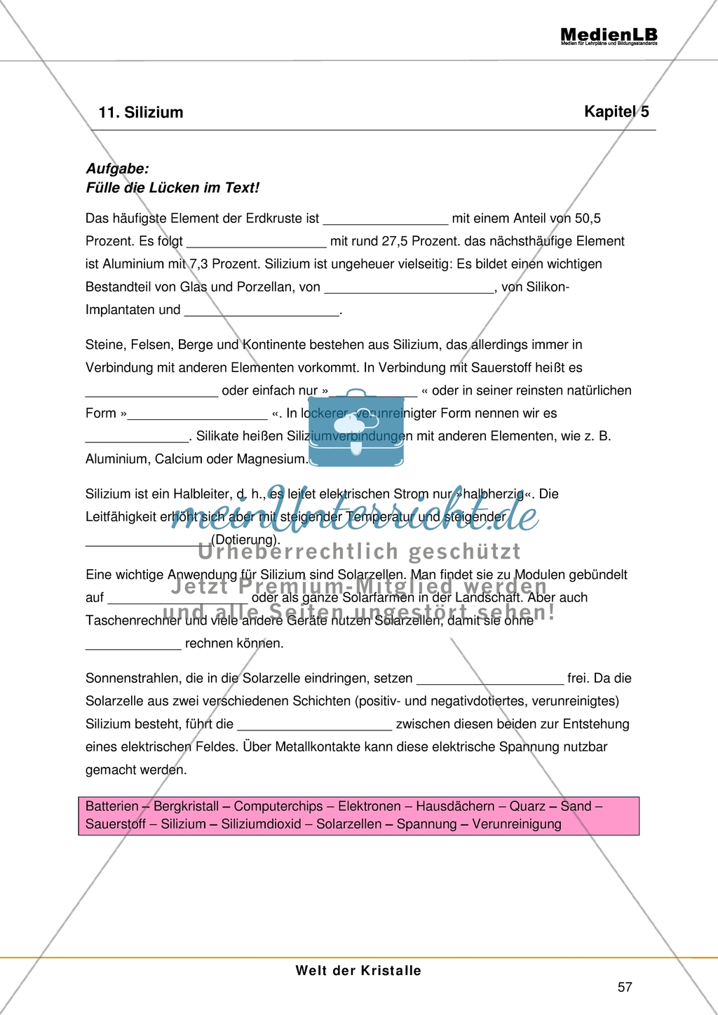Welt der Kristalle - Silizium Preview 1