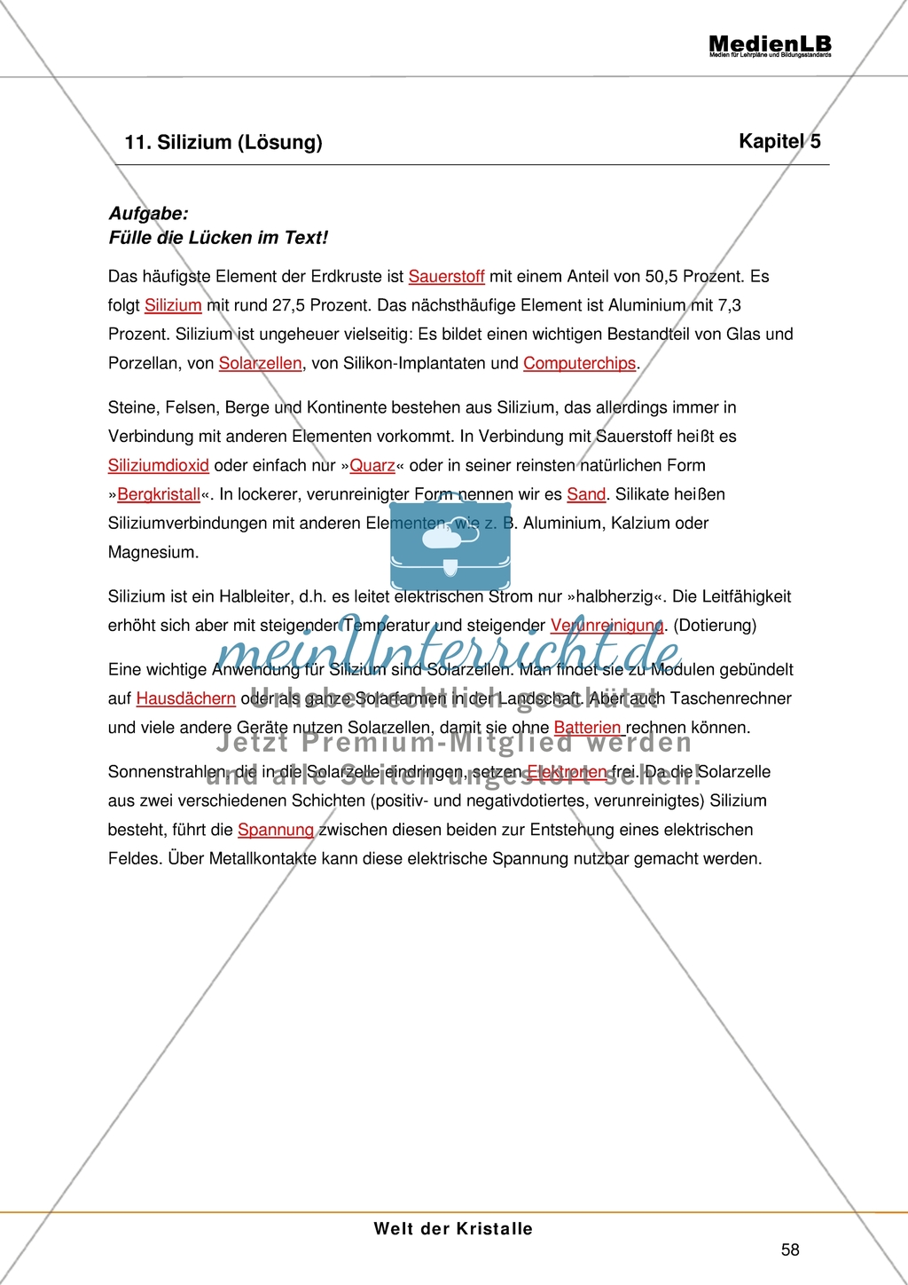 Welt der Kristalle - Silizium Preview 2