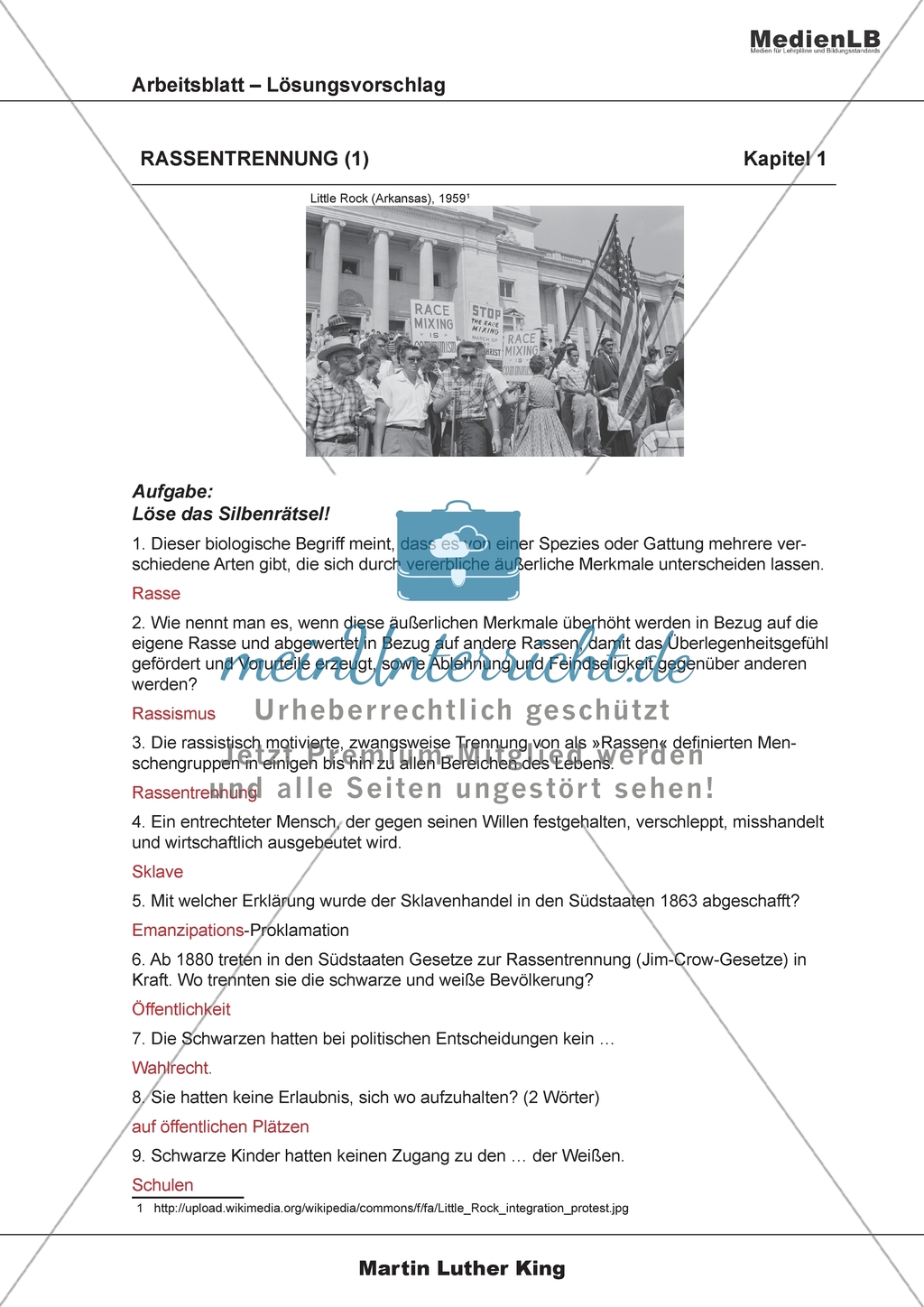 Martin Luther King: Rassentrennung Preview 3