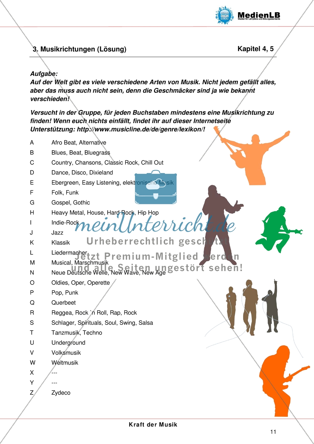 Kraft der Musik - Musikrichtungen Preview 2