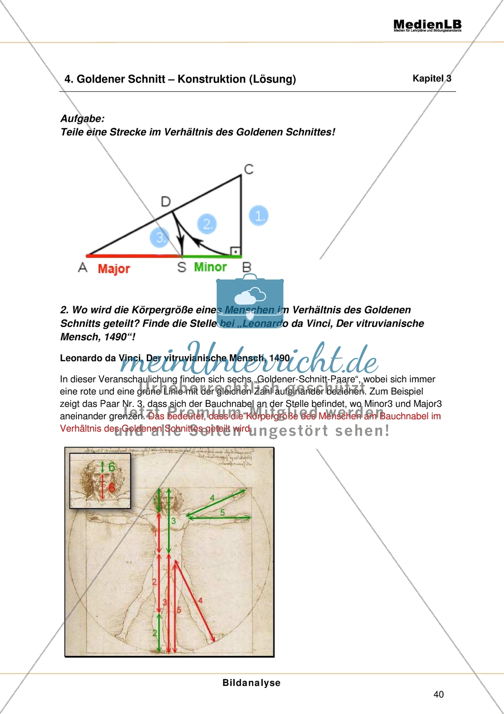 Goldener Schnitt - Konstruktion Preview 3
