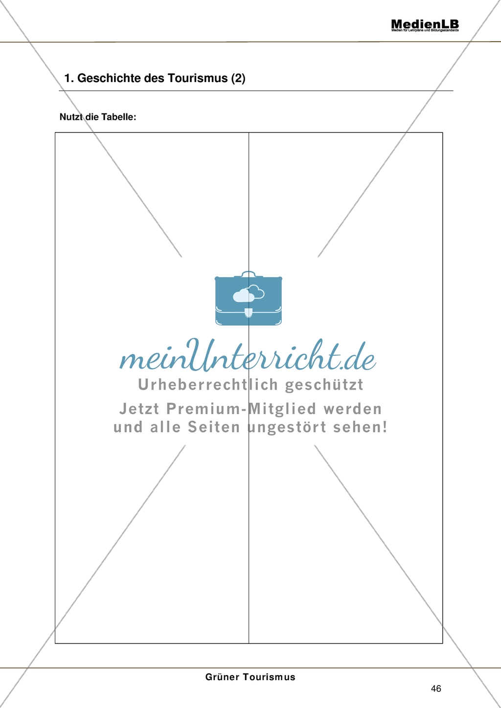 Grüner Tourismus: Die Geschichte des Tourismus Preview 2