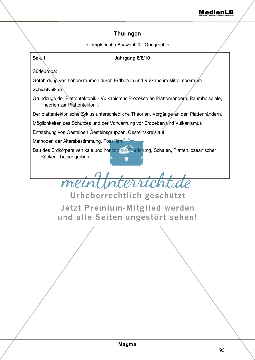 Das Thema