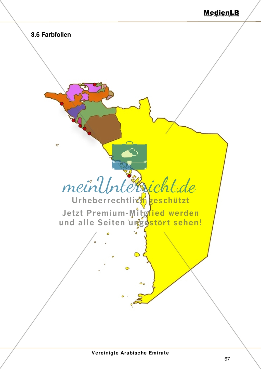 Vereinigte Arabische Emirate - Farbfolie der Emirate Preview 1
