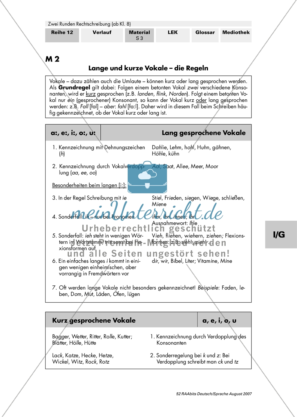 Laut-Buchstaben-Zuordnungen: Grundlegende Regeln wiederholen Preview 2