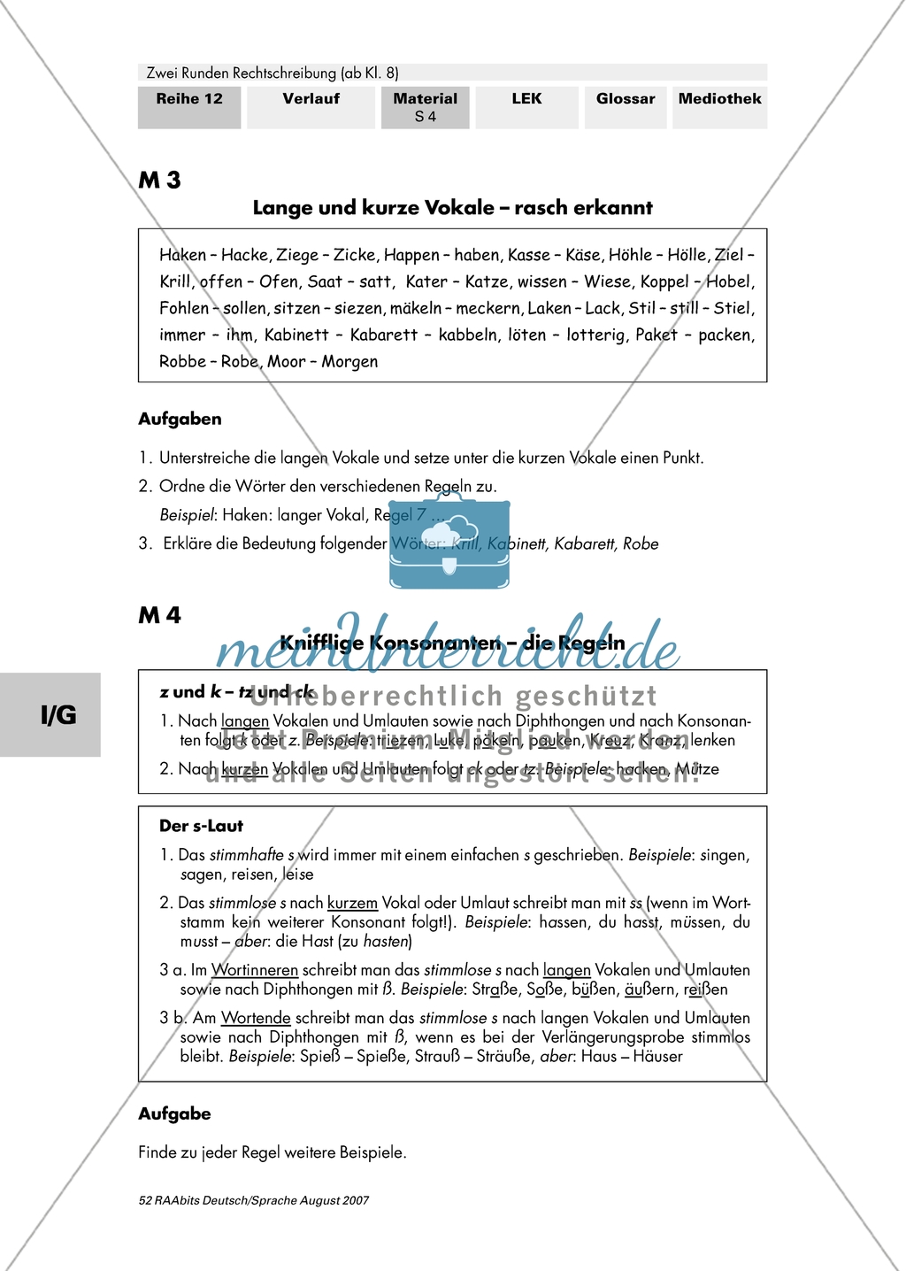 Laut-Buchstaben-Zuordnungen: Grundlegende Regeln wiederholen Preview 3
