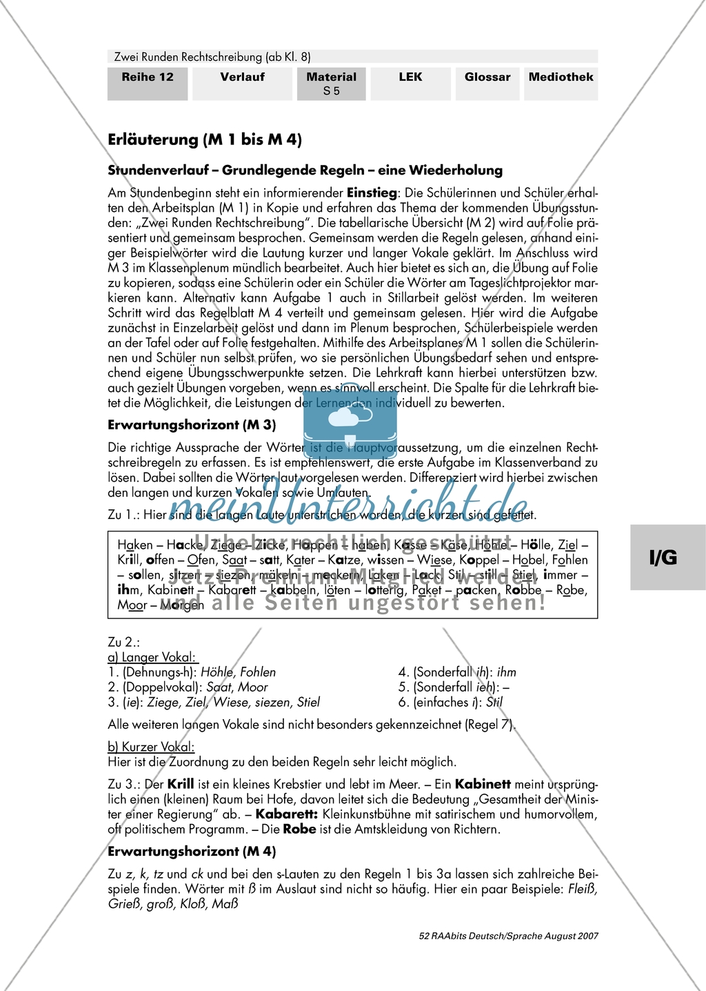 Laut-Buchstaben-Zuordnungen: Grundlegende Regeln wiederholen Preview 4