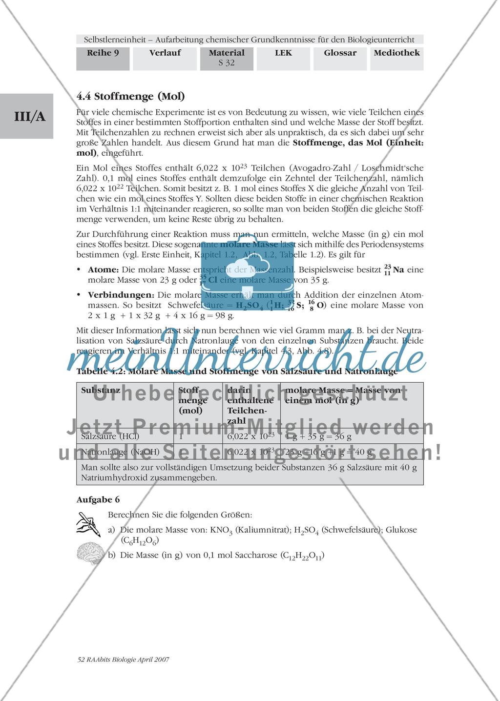 Vierte Einheit: SÄURE und BASE – ein korrespondierendes Paar Preview 6