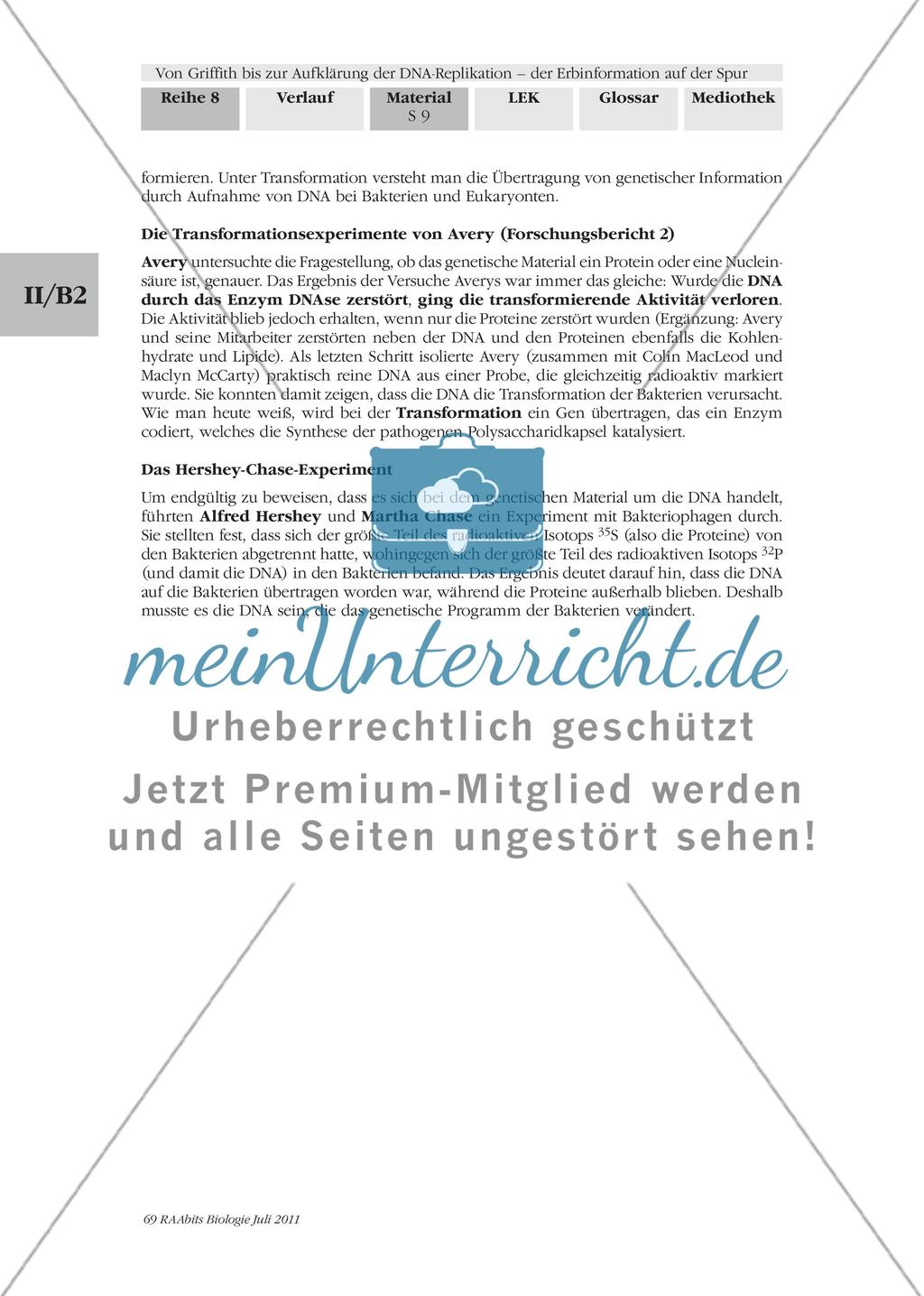 Von Griffith bis zur Aufklärung der DNA-Replikation – der Erbinformation auf der Spur: M1-M2 Preview 8