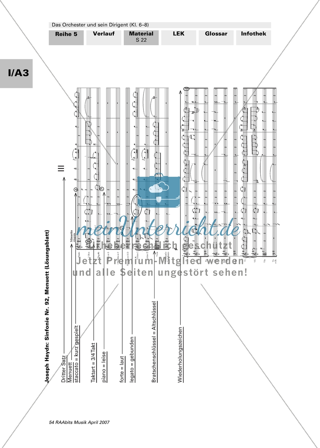 Das Orchester und sein Dirigent - Das Menuett aus Haydns 92. Sinfonie dirigieren Preview 4
