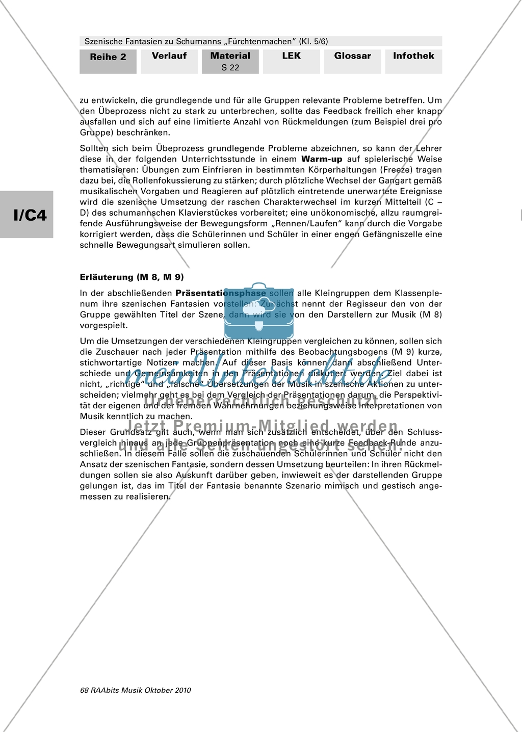 Szenische Fantasien zu Schumanns Klavierstück