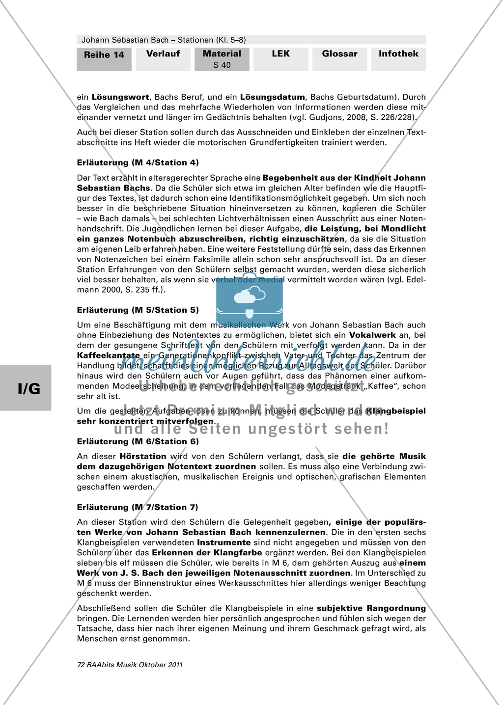 Johann Sebastian Bach als Stationenarbeit - Station 3: Begebenheiten aus dem Leben von Johann Sebastian Bach Preview 8