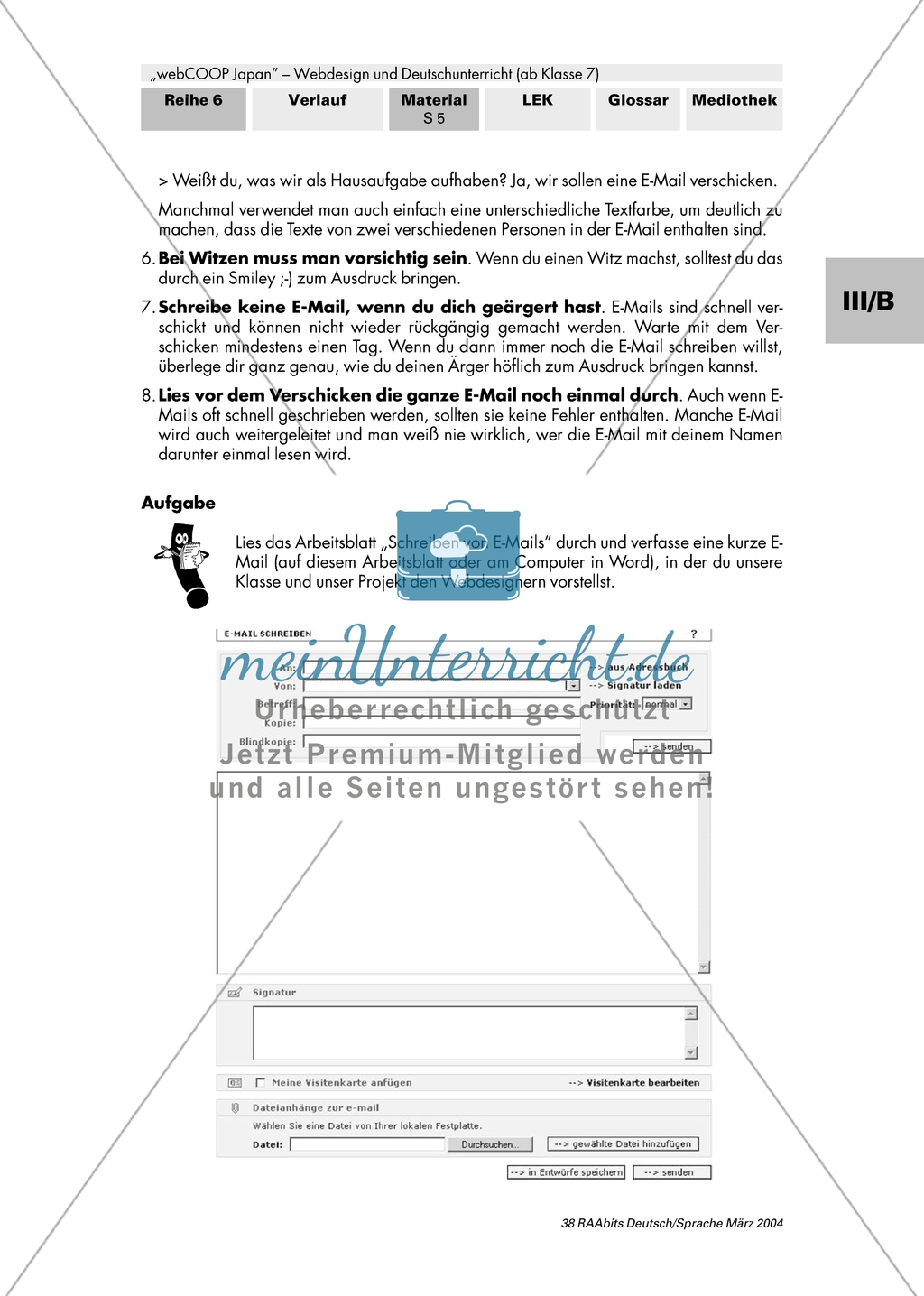 Webdesign: Schreiben und Versenden von E-Mails Preview 2