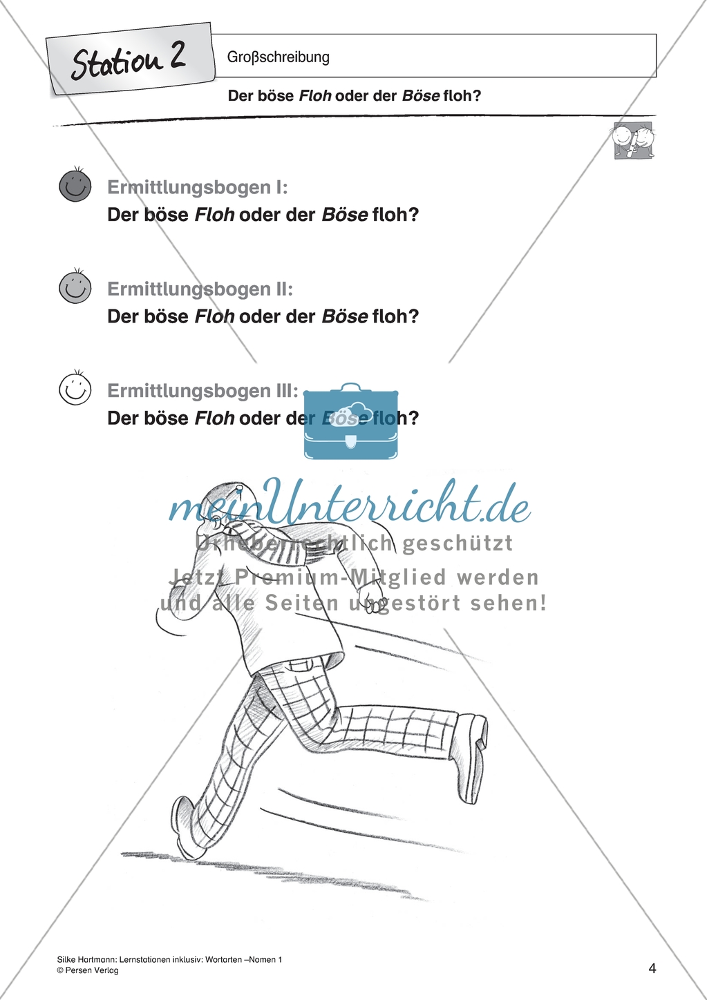 Wortarten: Nomen - Großschreibung Preview 1