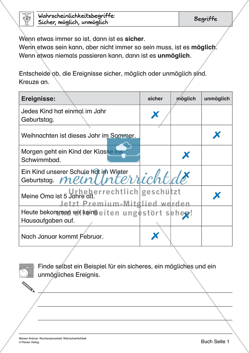 Wahrscheinlichkeitsbegriffe - Einführung Preview 4