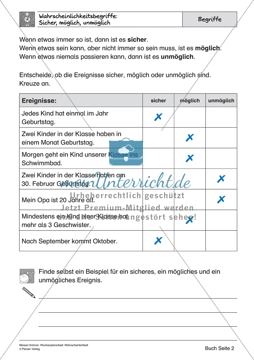 Wahrscheinlichkeitsbegriffe - Einführung Preview 5
