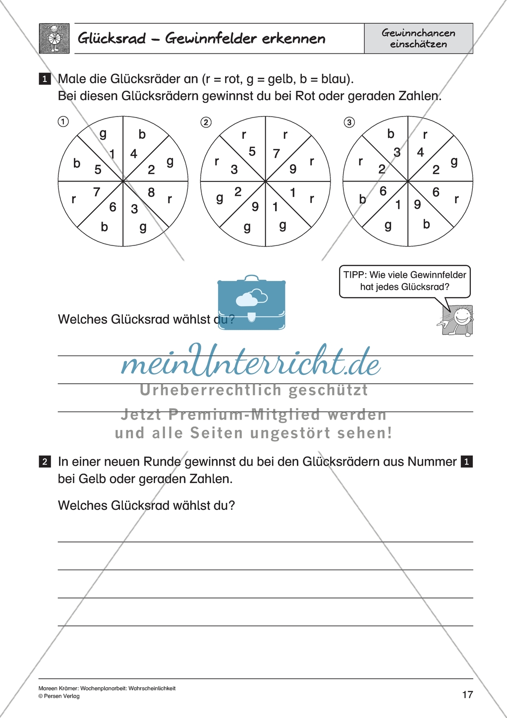 Glücksrad - Gewinnfelder erkennen Preview 2