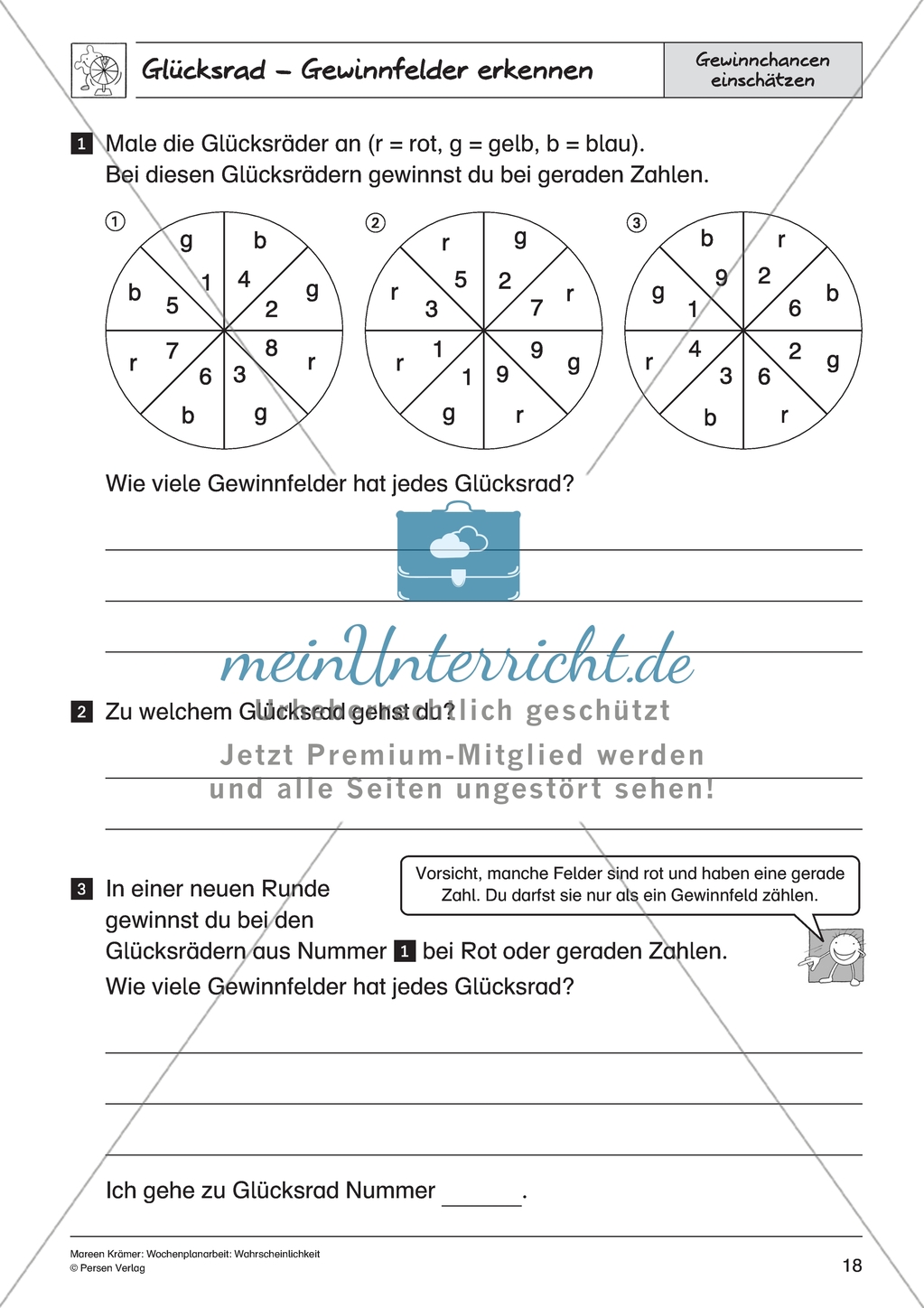 Glücksrad - Gewinnfelder erkennen Preview 3