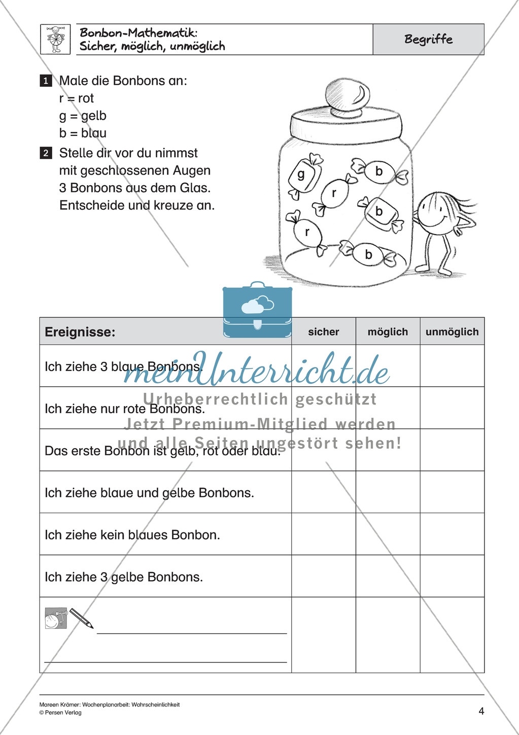Bonbon-Mathematik - Grundbegriffe Preview 1