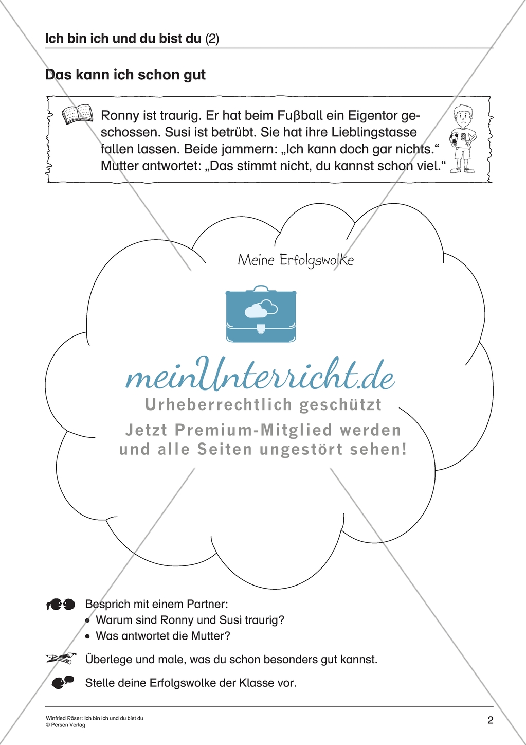 Das kann ich schon gut - Eine Erfolgswolke gestalten Preview 1