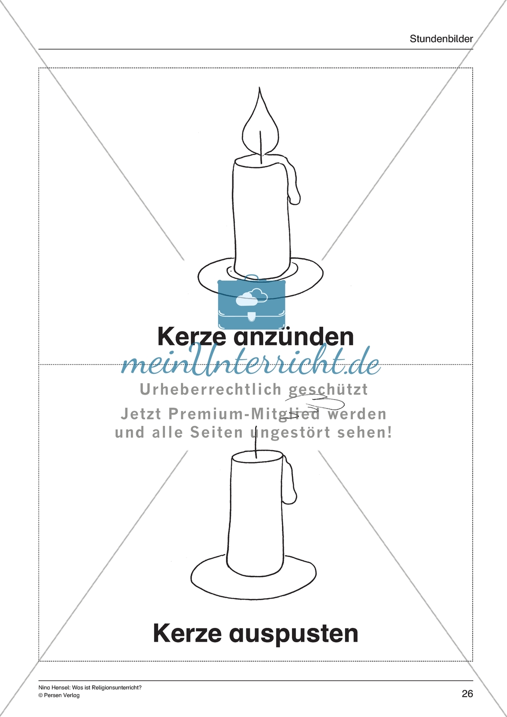 Was ist Religionsunterricht: Kindersegnungen - Du bist zu klein Preview 10