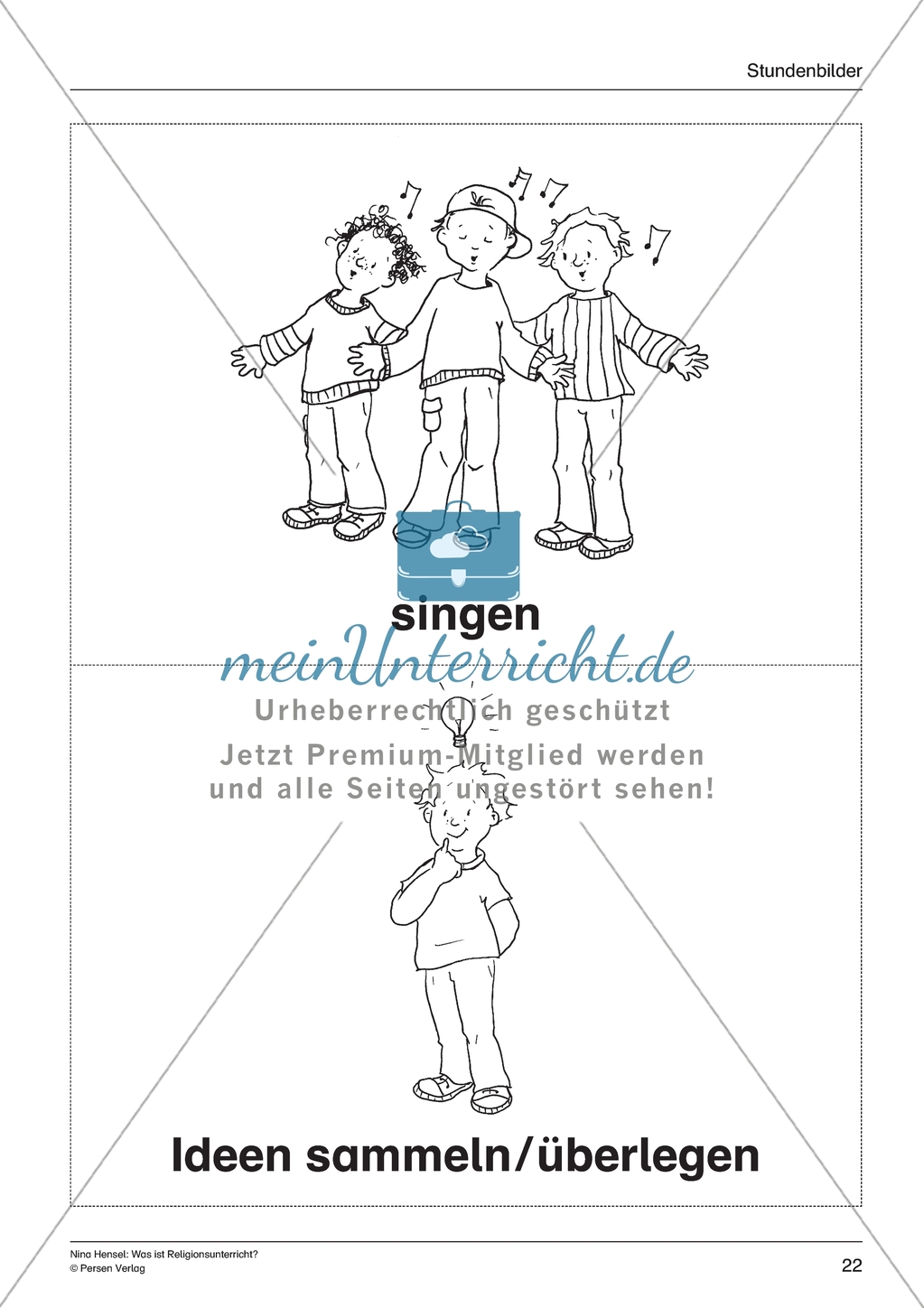Was ist Religionsunterricht: Kindersegnungen - Du bist zu klein Preview 6