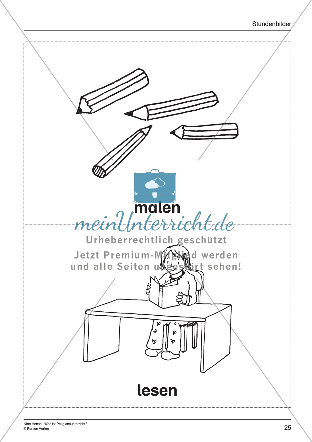 Was ist Religionsunterricht: Kindersegnungen - Jesus und die Kinder Preview 11