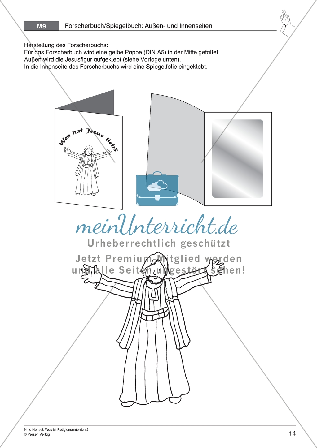Was ist Religionsunterricht: Kindersegnungen - Jesus und die Kinder Preview 3