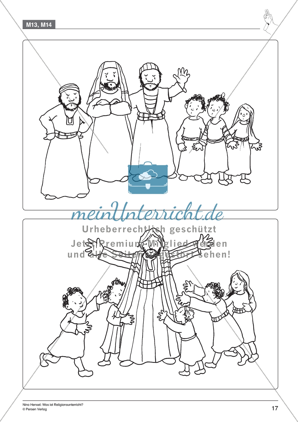 Was ist Religionsunterricht: Kindersegnungen - Jesus und die Kinder Preview 6