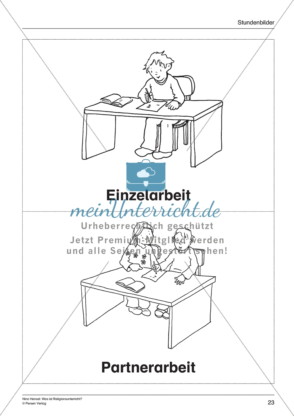Was ist Religionsunterricht: Kindersegnungen - Jesus und die Kinder Preview 9