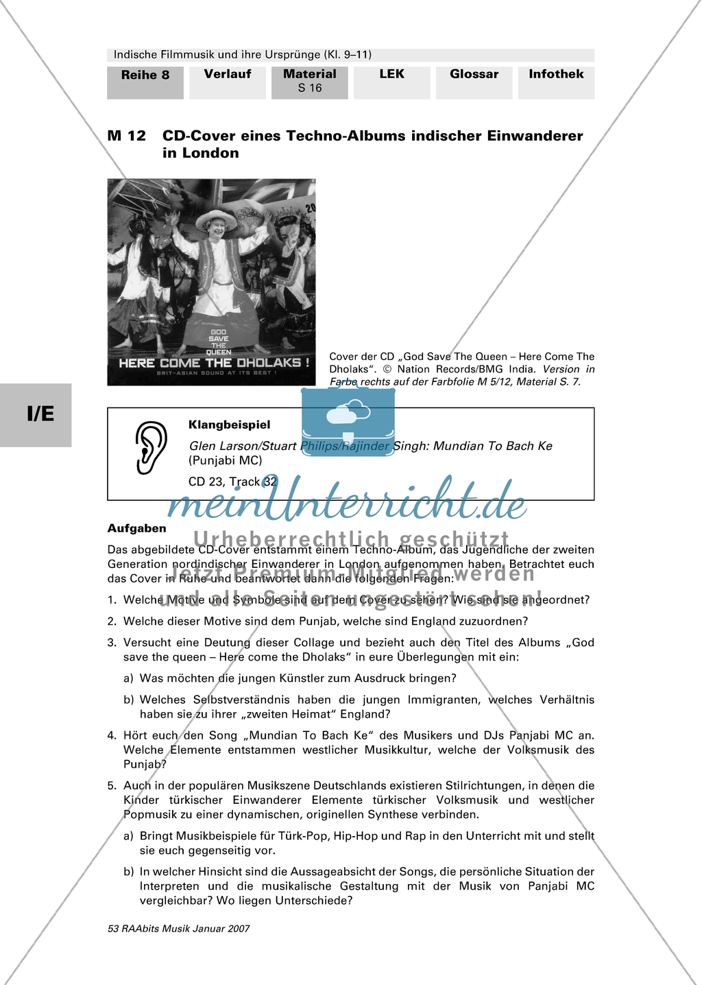 Indische Filmmusik: Stunde 8 -