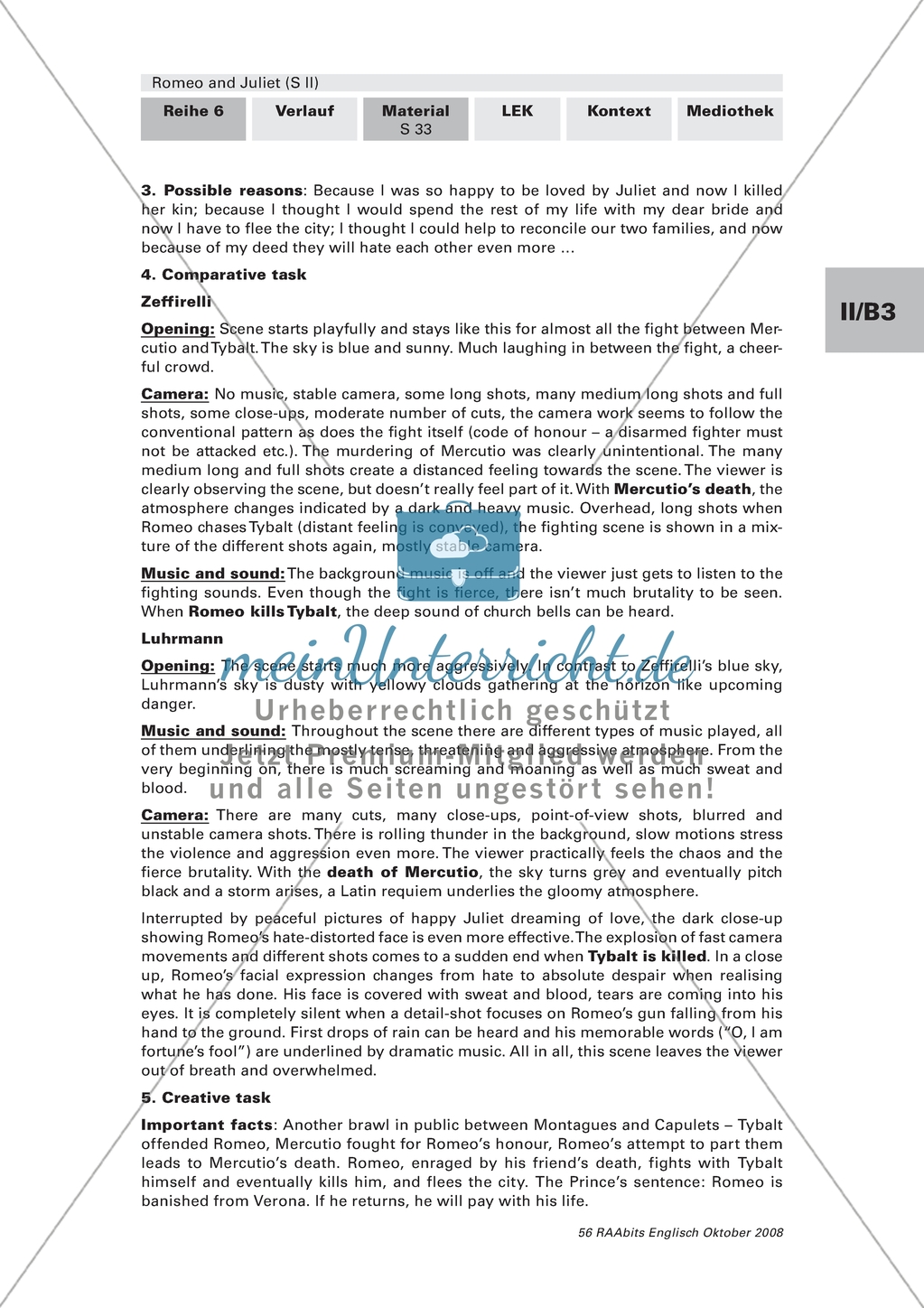 Romeo and Juliet - Marriage and murder Preview 4