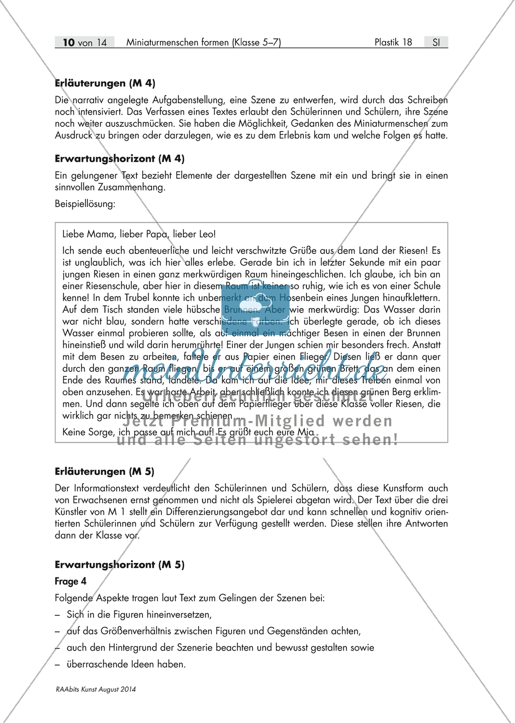Miniaturmenschen: Schreiben zur fotografierten Szene Preview 2