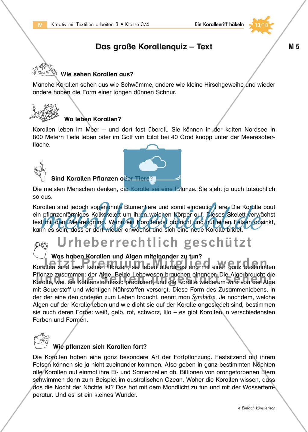 Abtauchen und staunen – Ein Korallenriff häkeln Preview 13