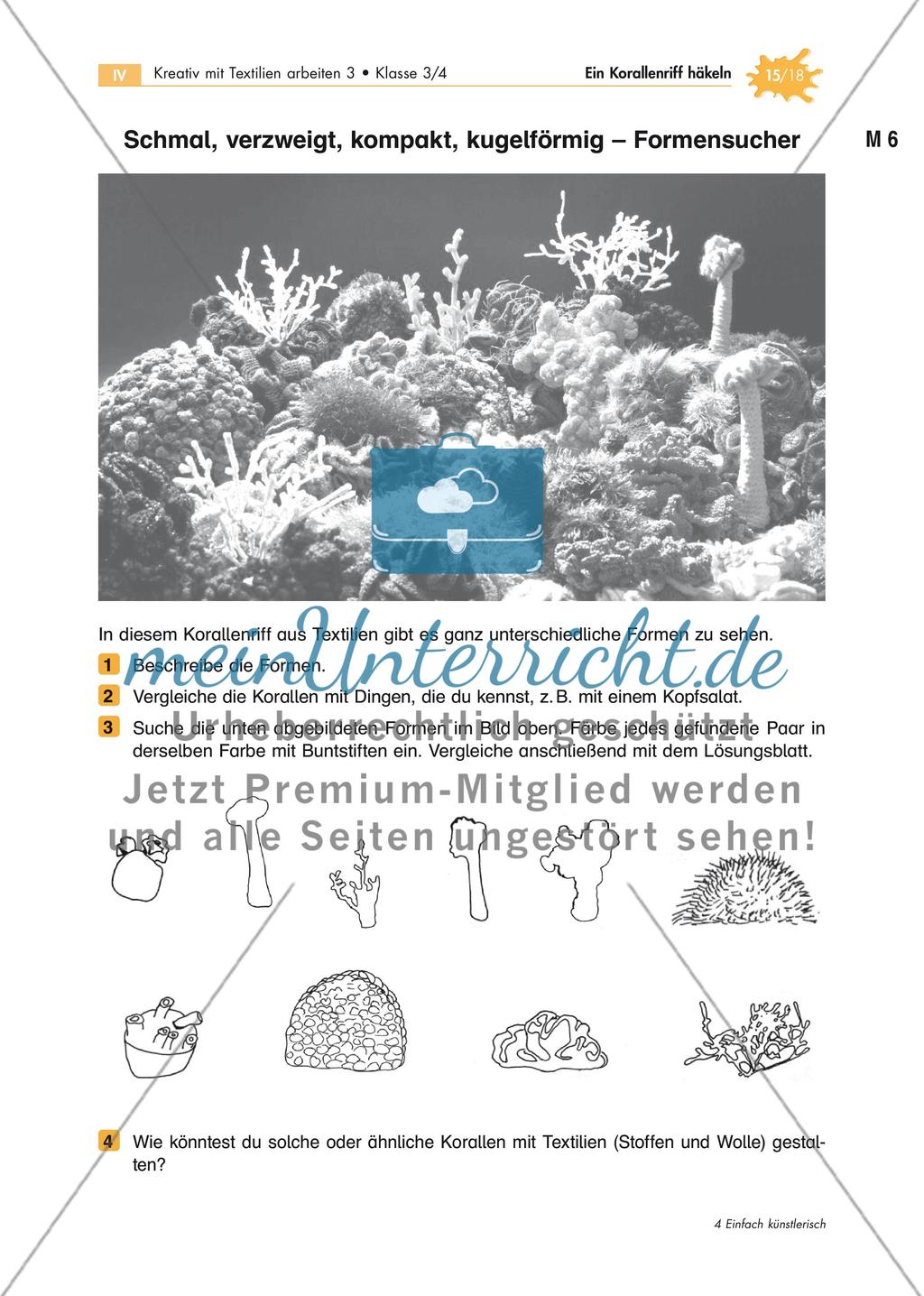 Abtauchen und staunen – Ein Korallenriff häkeln Preview 15
