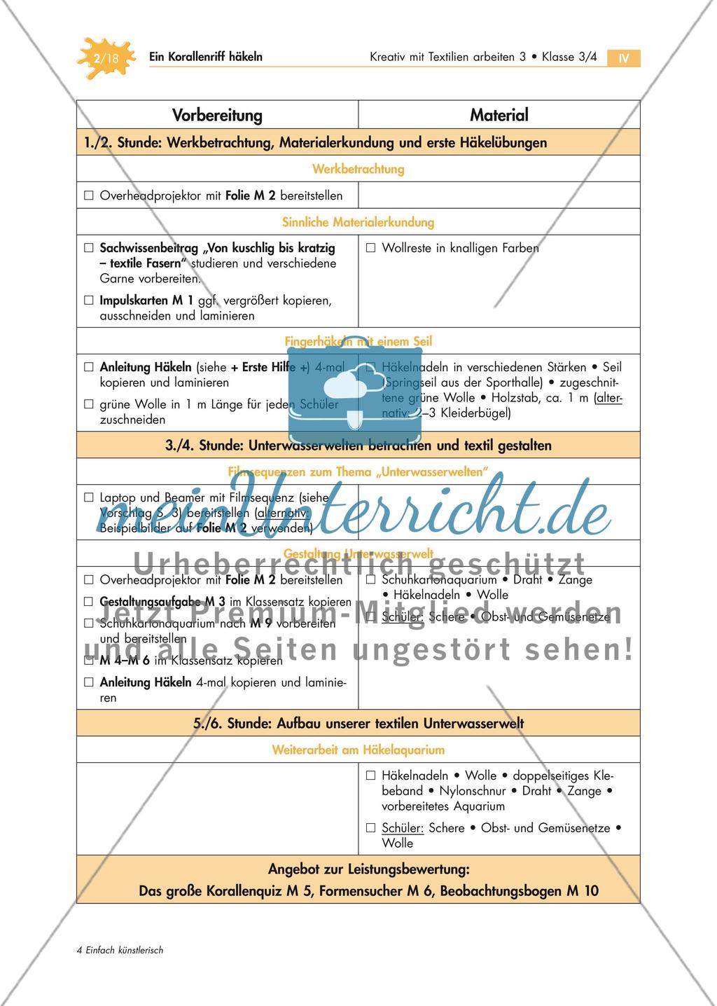 Abtauchen und staunen – Ein Korallenriff häkeln Preview 2