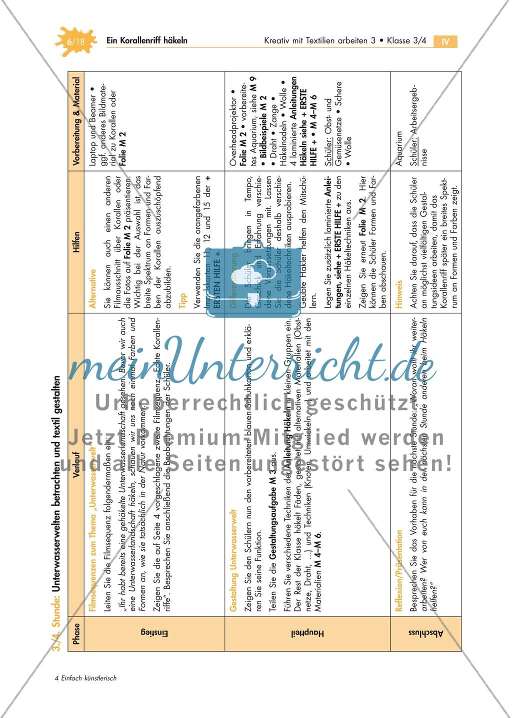 Abtauchen und staunen – Ein Korallenriff häkeln Preview 6
