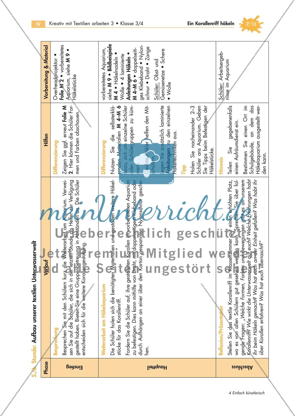 Abtauchen und staunen – Ein Korallenriff häkeln Preview 7
