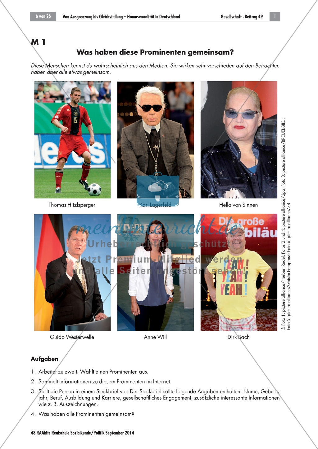 Homosexualität - Prominente Preview 1