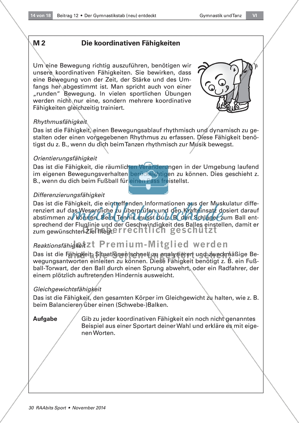 Der Gymnastikstab als Sportgerät: Koordinationstraining Preview 4