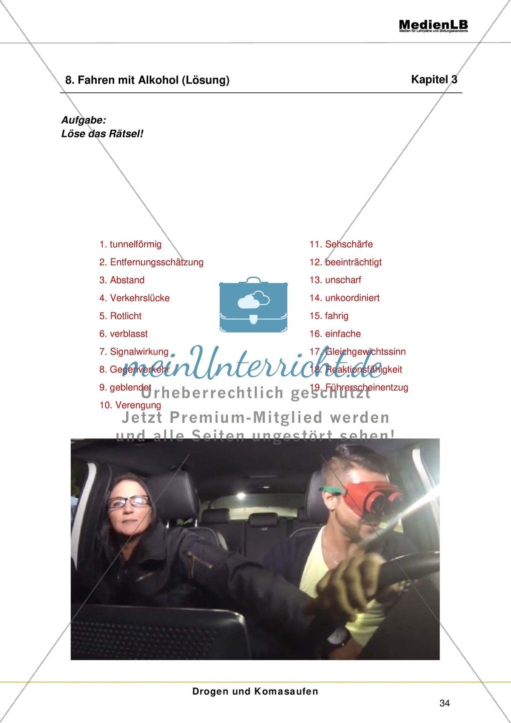 Arbeitsblätter zum Thema