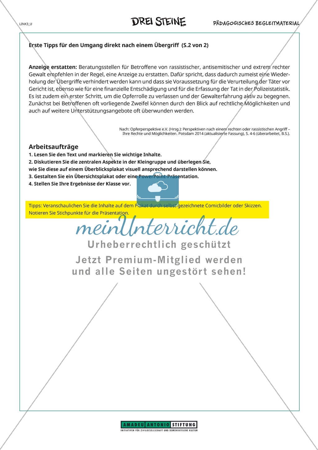 Flucht und Flüchtlinge - Lernmaterialien Preview 11