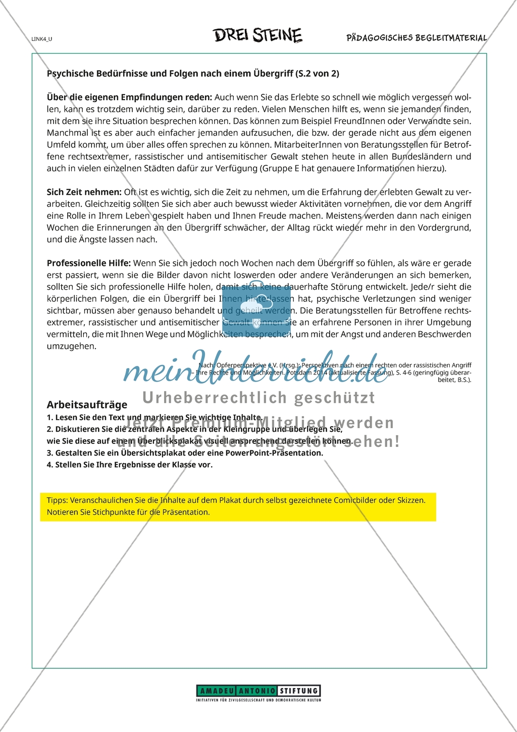 Flucht und Flüchtlinge - Lernmaterialien Preview 14