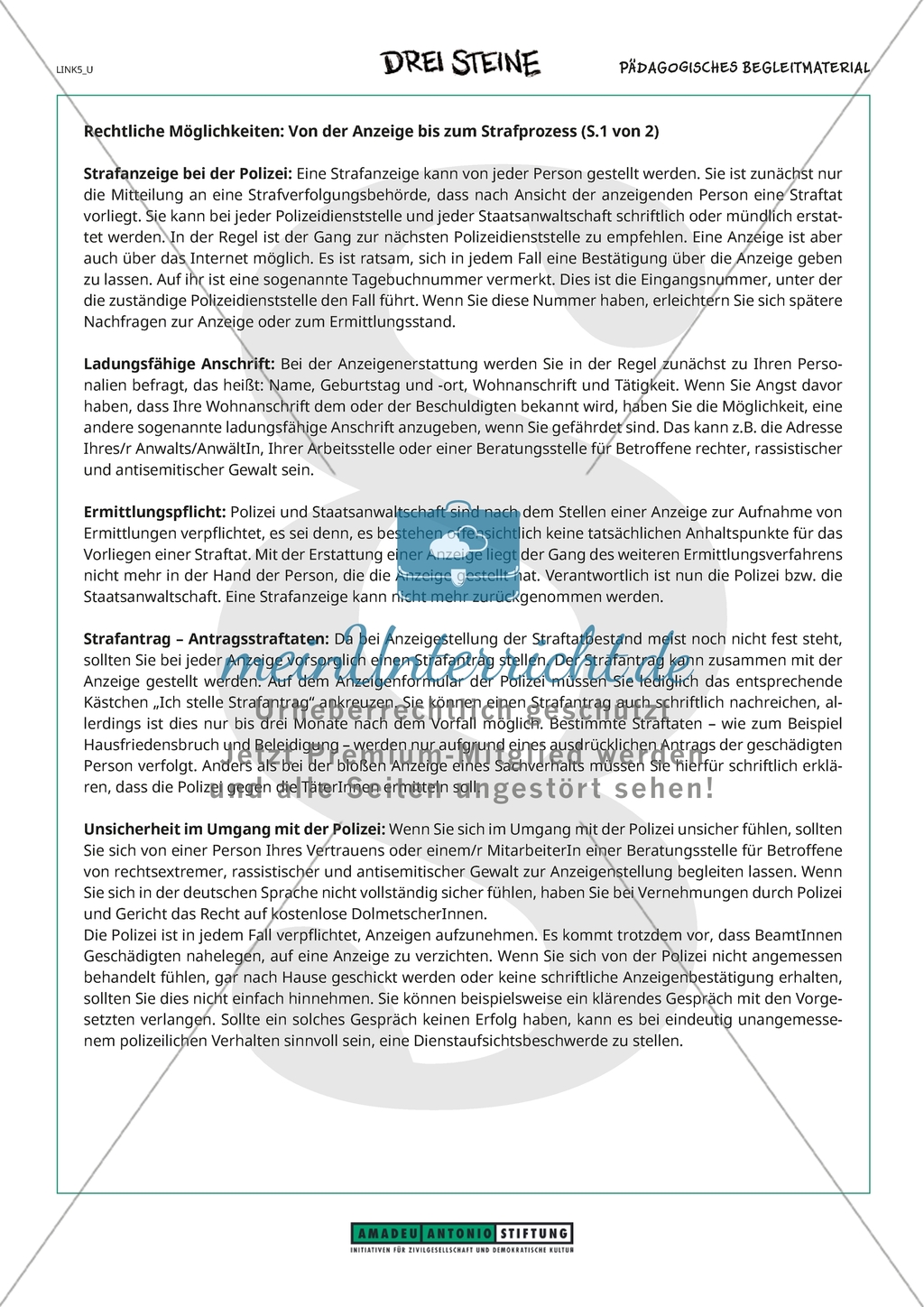 Flucht und Flüchtlinge - Lernmaterialien Preview 16