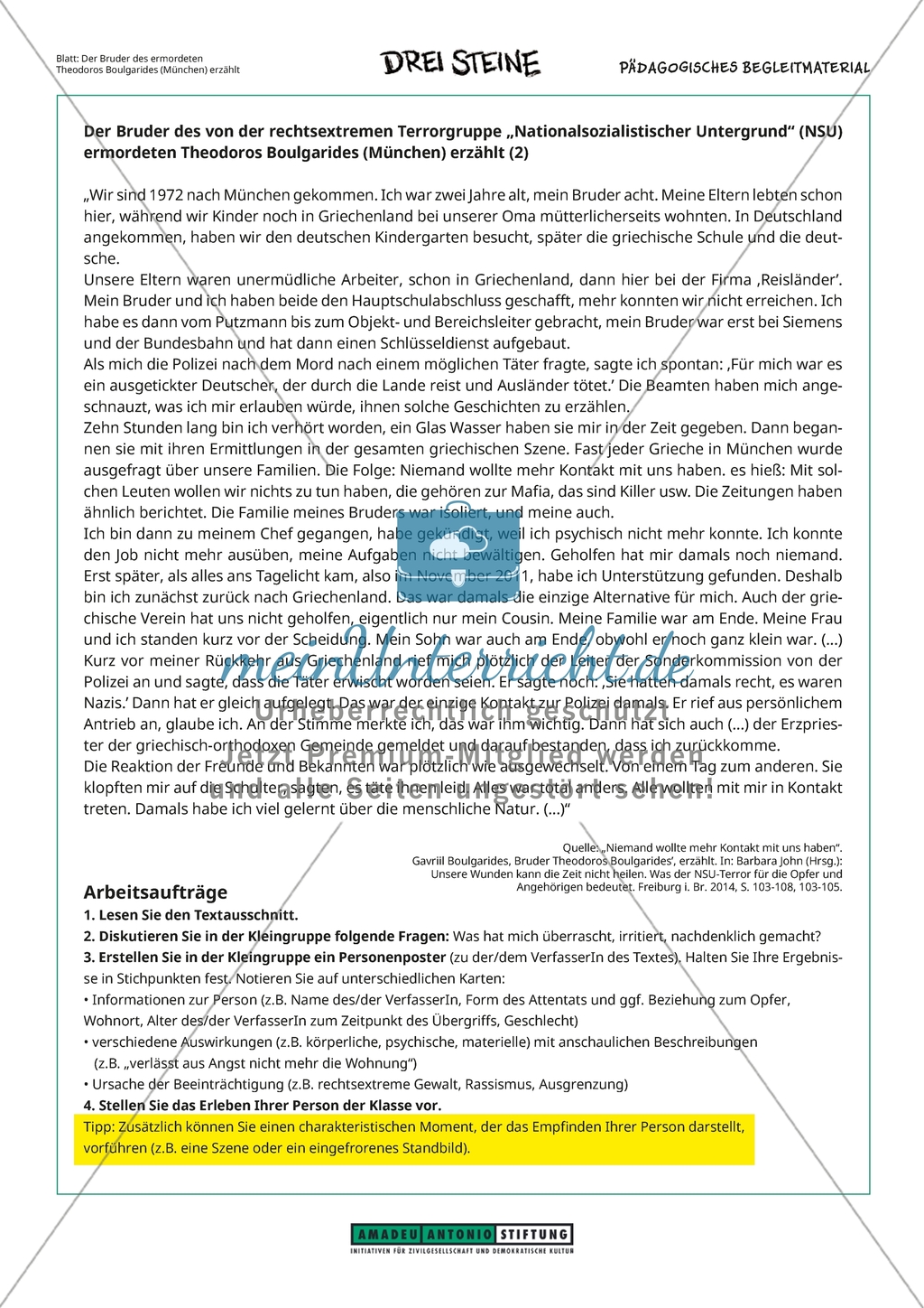 Flucht und Flüchtlinge - Lernmaterialien Preview 28